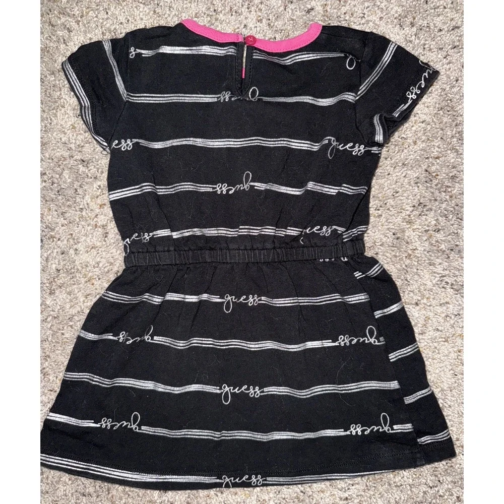 Baby‎ Guess  Dress Size 24 Months Black Pink